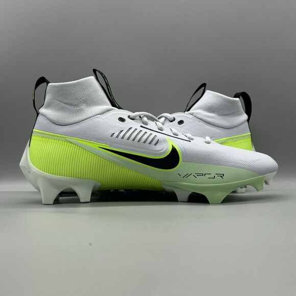Nike Vapor Edge Pro 360 2 Pure Platinum Black Volt Green Mens Size 12 Football - Picture 7 of 9